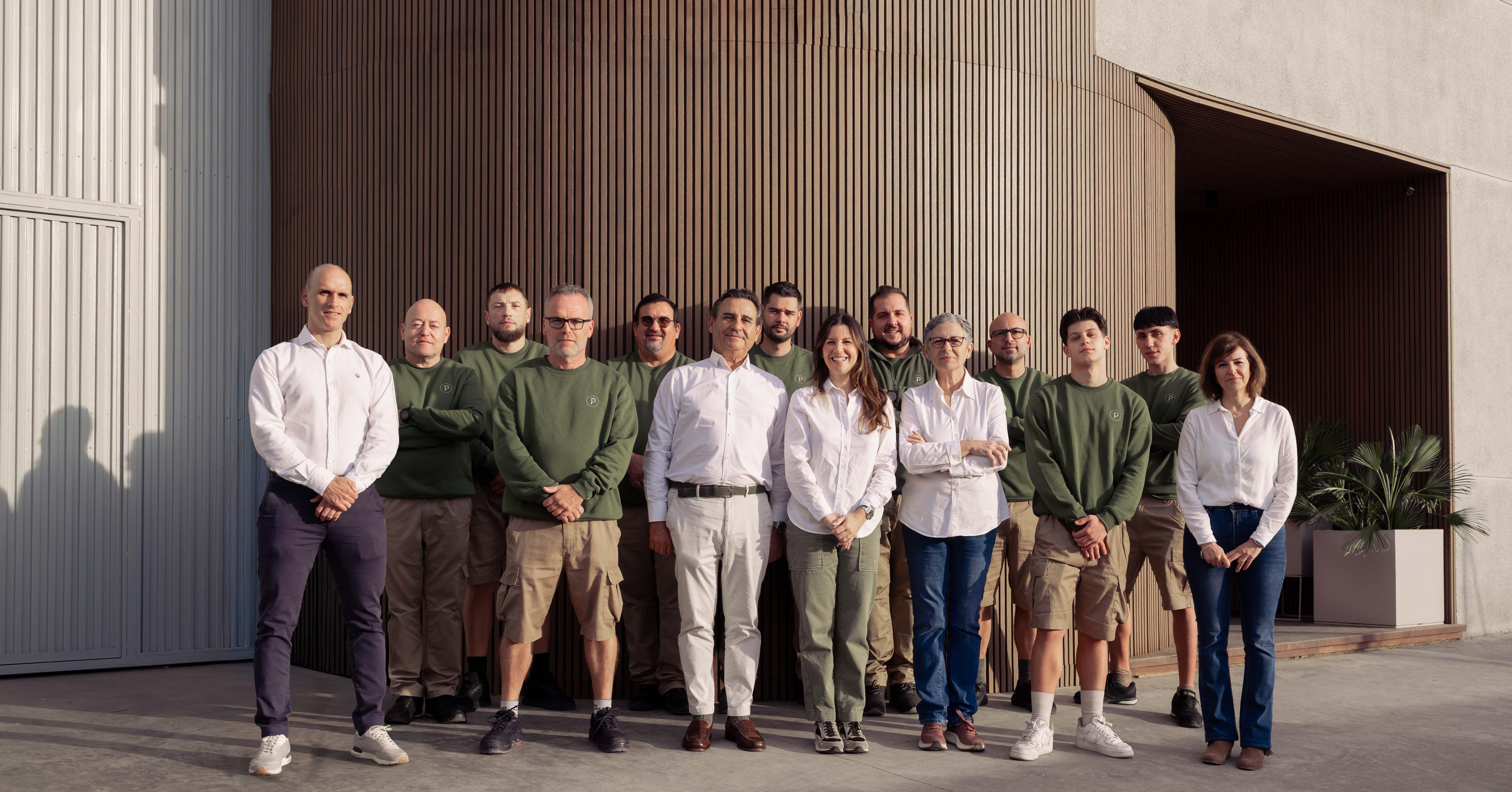 Una foto del equipo completo de Prestige